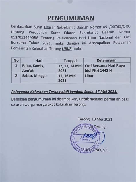 Surat Permohonan Cuti Hari Raya Bagi Vto Jordankruwball