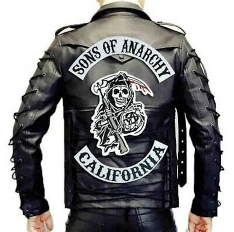 Sons Of Anarchy California 13 Piece Jacket Biker 14 Tall Iron On Patch