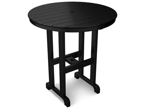 Polywood Traditional Recycled Plastic 36 Round Counter Table With