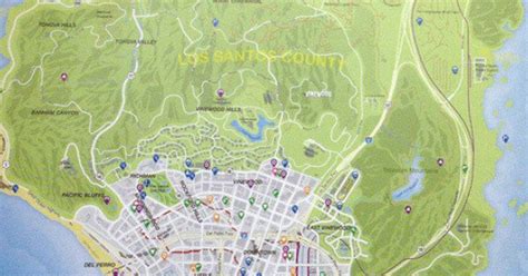 Gta 5 La Carte Du Jeu Dévoilée Par Des Internautes Huffpost