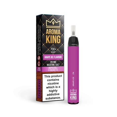Aroma King Hybrid Grape Ice 700 Puffs Vape And Vaping Disposable Pods