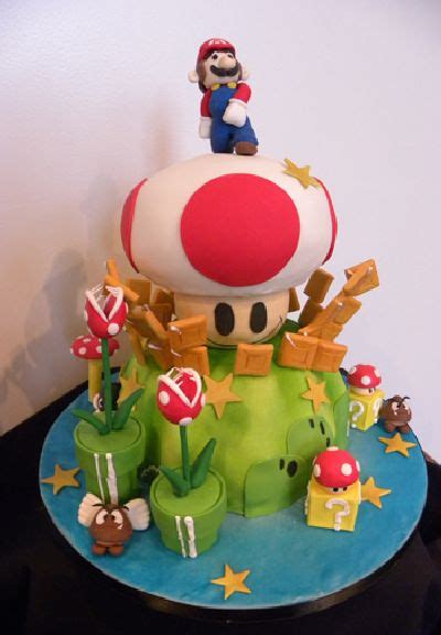 Passionnée de pâtisserie et de l'art du cake design ma page vous présente mes réalisations de gâteaux et cupcakes une passion à partager avec des mario kart 6th birthday cake nintendo super mario #mario #nintendo #supermario. My Funny: Birthday Cakes & Cupcakes With Mario Bros Themes ...