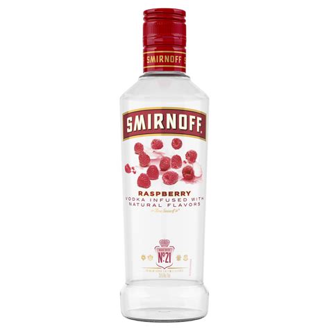 Smirnoff Raspberry Proof Vodka Infused With Natural Flavors ML Bottle Walmart Com