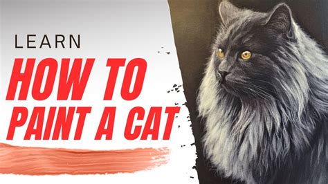 Easy How To Paint A Cat In Acrylics Pet Portrait Painting Part 2