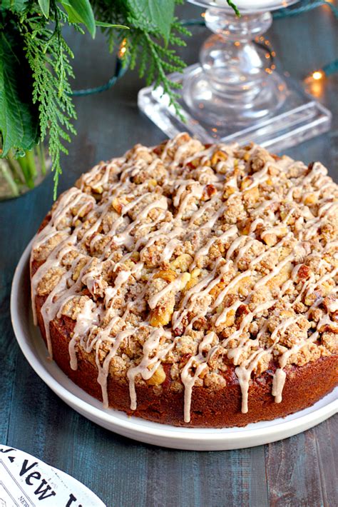 Apple Coffee Cake With Cinnamon Streusel Recipe Apple Coffee Cakes