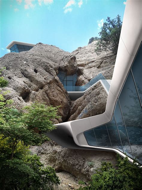 House In The Mountains On Behance Arkitektur Design