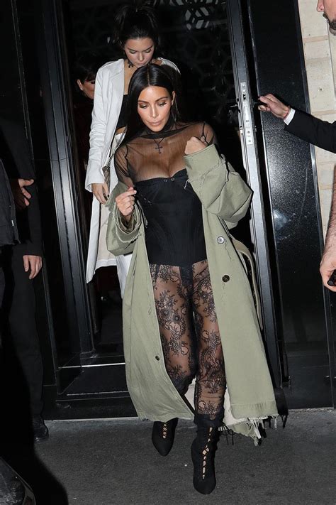 kim kardashian steps out in see through pants against kanye s orders