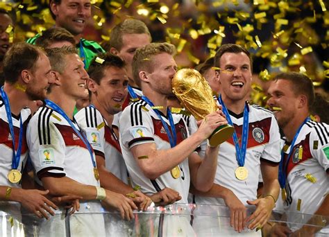 World Cup 2014 Germany Celebrates 1 0 Win Over Argentina Photos