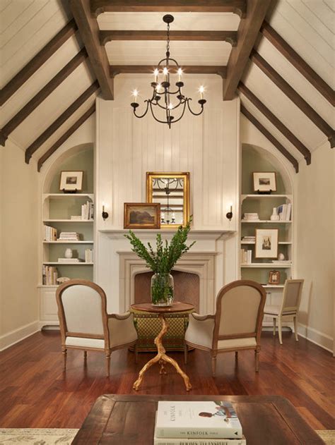 Gorgeous vaulted ceilings provide a sense of luxury and open the home to sun, while exposed beams have a warming effect on the things to consider when lighting a vaulted ceiling with beams. Vaulted Ceiling Beams | Houzz