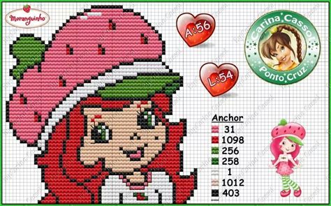 Cross stitch patterns by bendy stitchy designs. Pin by Anabel Alonso Alvarez on Tarta de Fresa | Cross ...