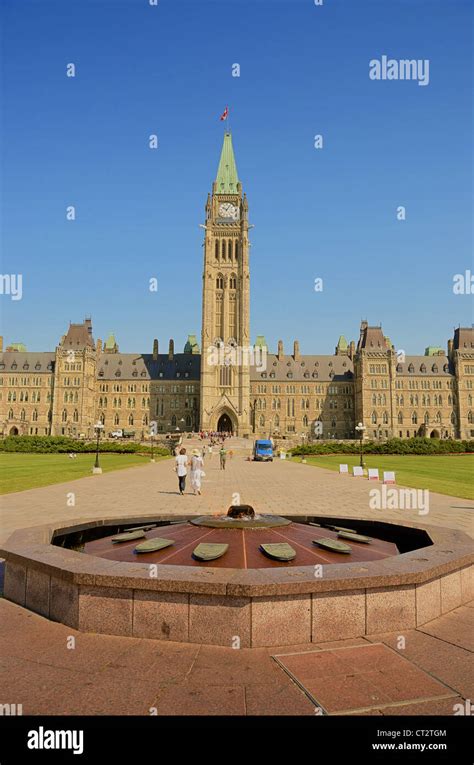 The Parliamentary Buildings At Ottawa Ontario Canada Stock Photo Alamy