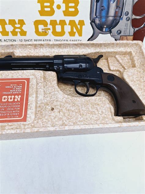 Vintage Daisy Bb Six Gun Model Spittin Image Shot Colt Repeater
