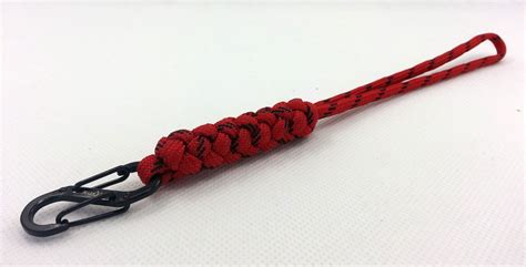 Would you like some step five: Handmade Paracord Lanyard, Bracelet, Keychain ...: Paracord Wrist Lanyard with Stainless Steel S ...