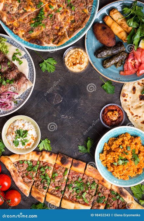 Traditional Turkish Dishes Stock Image Image Of Balkan 98452243
