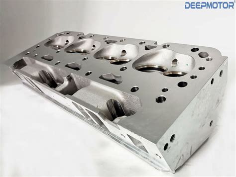 Deepmotor Sbc Small Block Chevy 350 Cylinder Head Bare Straight Plug A