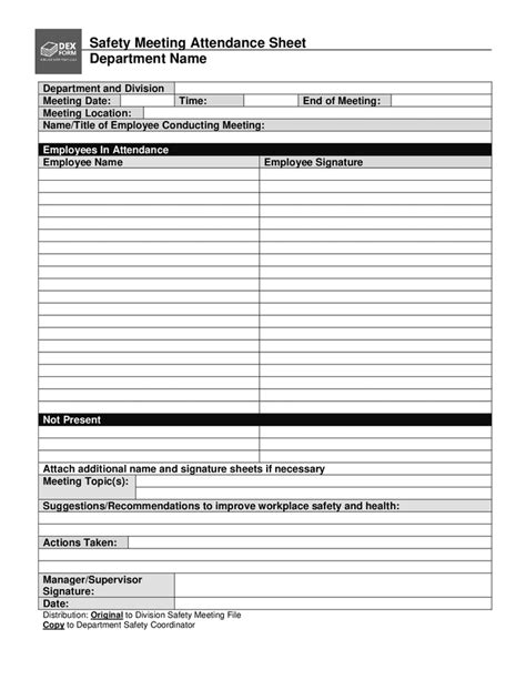 Attendance Sheet Download Free Documents For Pdf Word And Excel