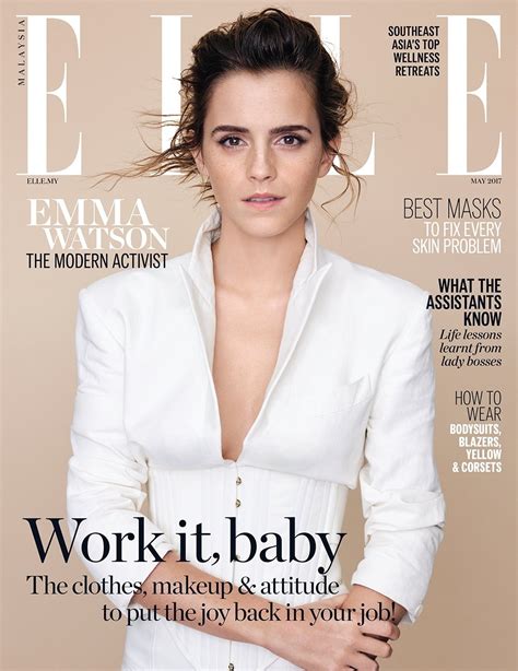 Emma Watson Emma Watson Covers Elle Malaysia May 2017