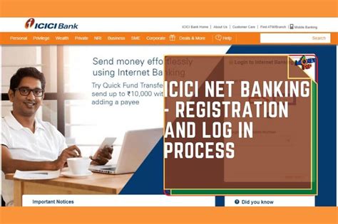 Icici Net Banking Registration And Log In Process Moneypip
