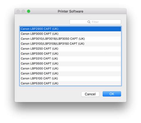 The following instructions show you how to download the compressed files and decompress them. Canon Lbp 2900 Printer Driver For Mac Os High Sierra - heavypharmacy
