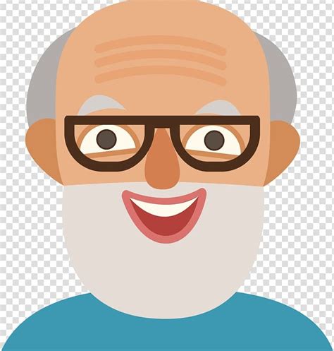 Old Man Cartoon Face