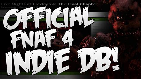 Five Nights At Freddys 4 The Final Chapter Official Indiedb Page