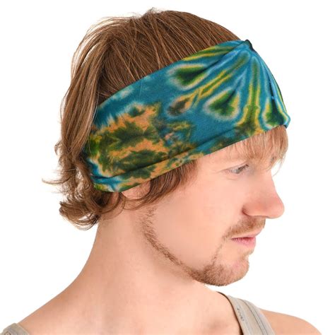 Tie Dye Hippie Headband Boho Hippie Bandana Retro Flower Etsy