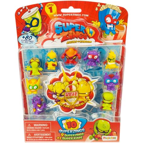 Set 10 Figurine Surpriza Superzings Seria 1 Noriel