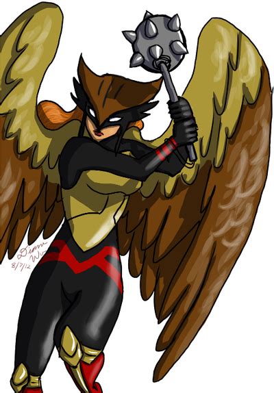 Hawkgirl By Ceruulean On Deviantart