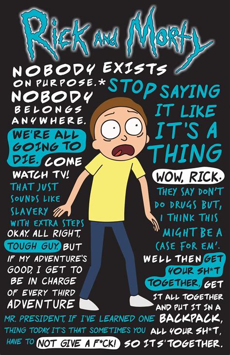 Rick And Morty Quote Infographics Costume Supercenter Blog Rick And