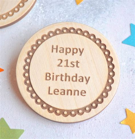 Personalised Birthday Badge By Sweet Pea Design