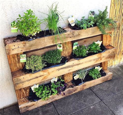Pallets Made Planter Idea Pallet Projects Garden Recycled Planters