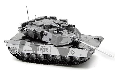 M1 Abrams Tank Metal Model Kit Microworld Tri M Specialty Products