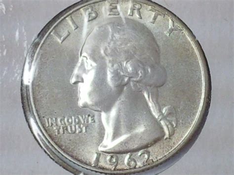 1962 Washington Quarter Choice Bu Silver
