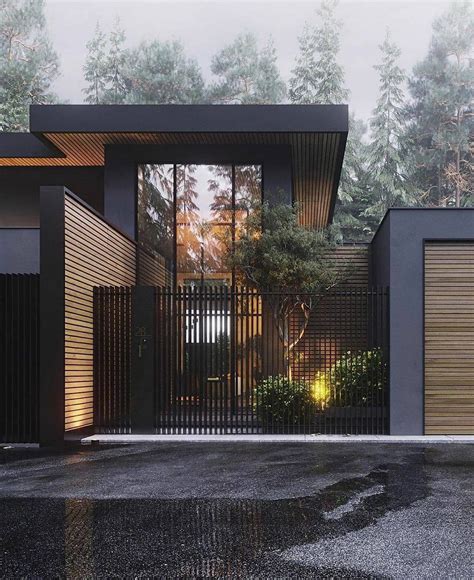 Modern Exterior Exterior Design Black Exterior Modern House