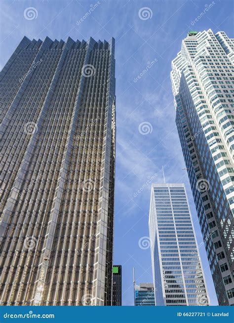 Skyscrapers In Downtown Toronto Stock Image Image Of Ontario