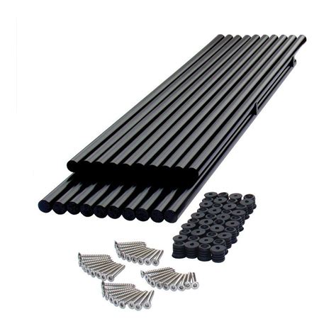 Deckorators introduces an easy to install aluminum railing system with your choice of balusters. Veranda 29-1/2 in. Black Round Metal Baluster Kit (20-Pack ...