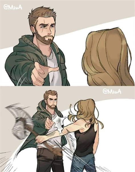 The Relationship Thor And Captain Marvel In Avengers End Game Trailer Getting Viral Hul Hel