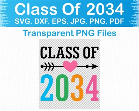 Class Of 2034 Svg Kindergarten Svg Preschool Svg Back To Etsy