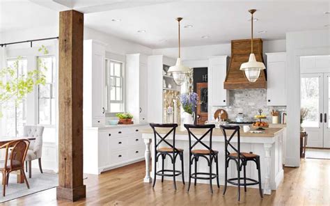 Vertically wrapped counters on a bar. Farmhouse Kitchen Ideas for Fixer Upper Style + Industrial ...