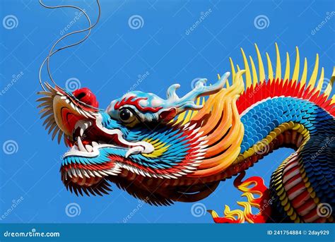 Chinese Dragon Temple In Taiwan Design Architecture Stock Photo