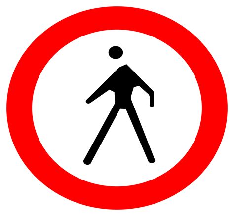 Download Traffic Sign No Symbol Warning Sign Circulacion Prohibida De