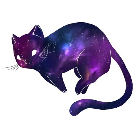 Cat Kawaii Galaxy Cute Spacefreetoedit