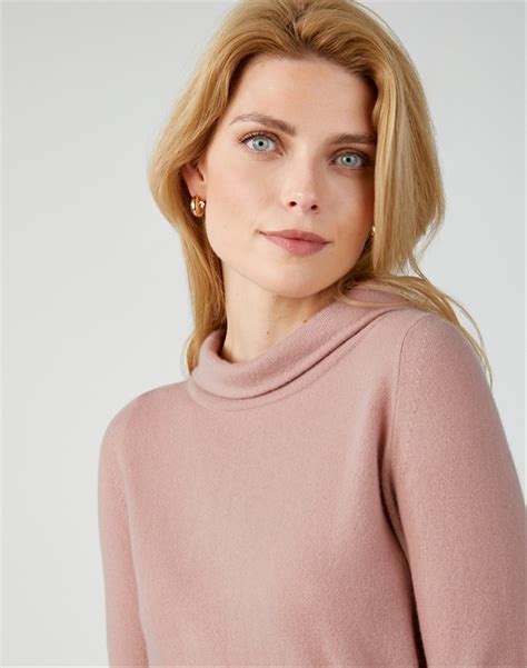 Soft Taupe Cashmere Bardot Sweater Pure Collection