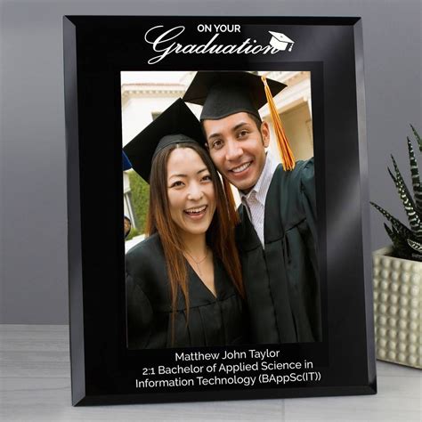 Personalised Graduation Glass Picture Frame T Graduation Photo