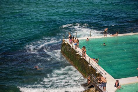 Swimming Pool At Bondi Beach In Sydney Australia Editorial Image