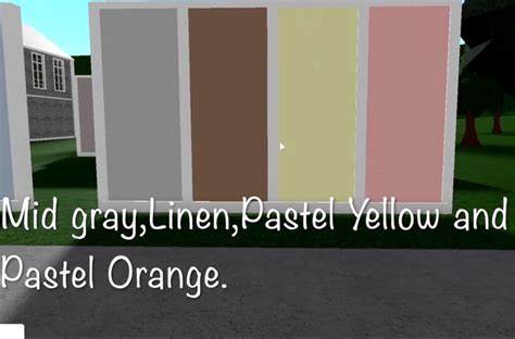 Bloxburg Build Color Scheme House Color Schemes House Color Palettes
