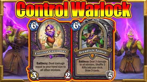 My Control Warlock Crushed Libram Paladin Deck Fractured In Alterac