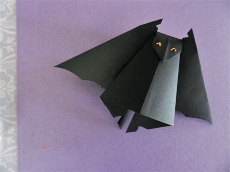 How To Make Origami Bats For Halloween Holidappy