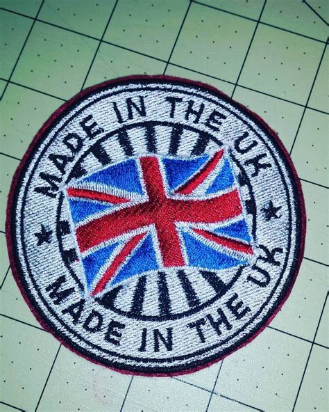 Embroidered Patch Made In Uk By Vanessainmanhandmade On Etsy Com