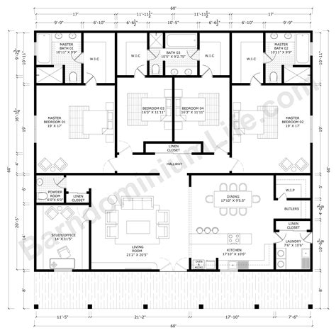 2 Bedroom House Plans With 2 Master Suites House Plans With Two